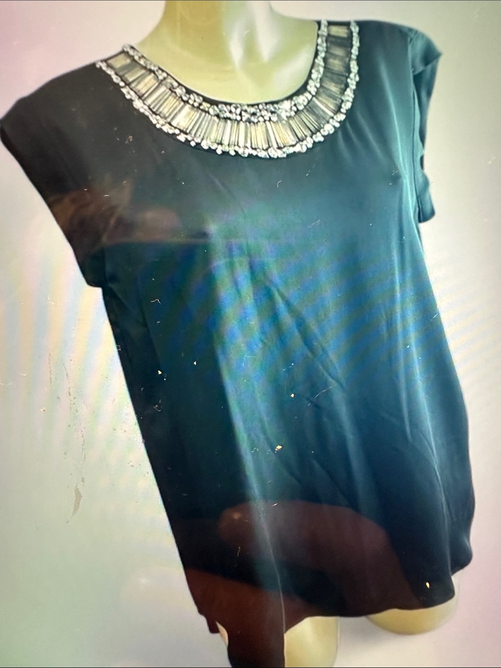 Michael Kors NWT Size L sleeveless silk blouse